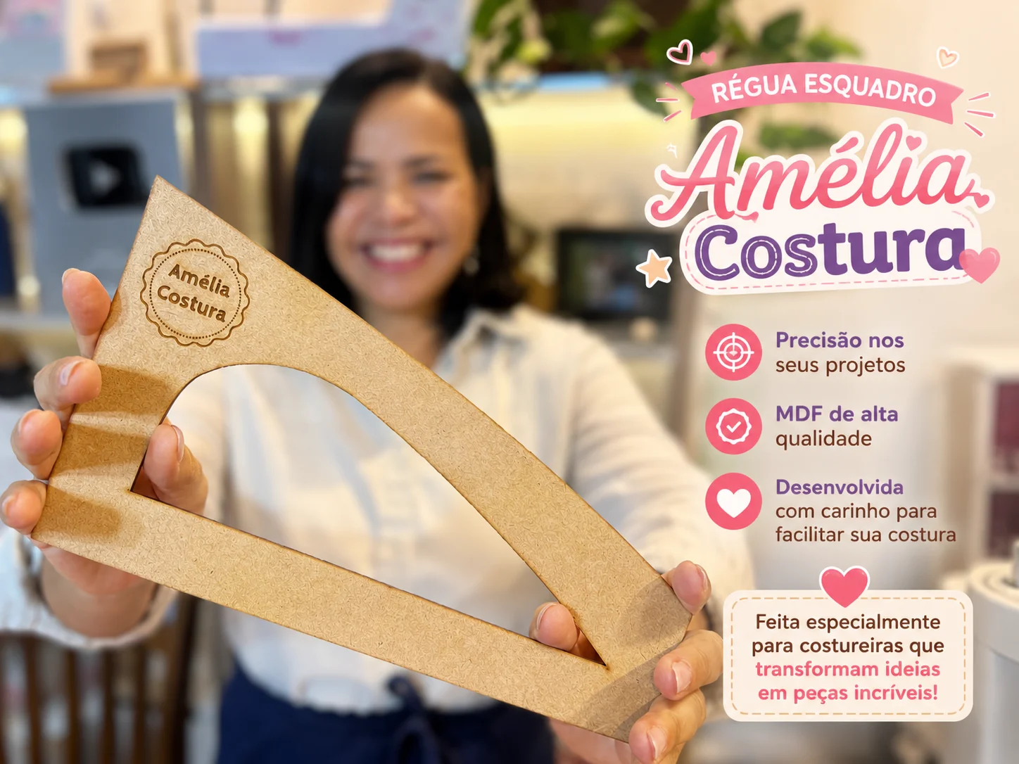 Esquadro Amélia Costura