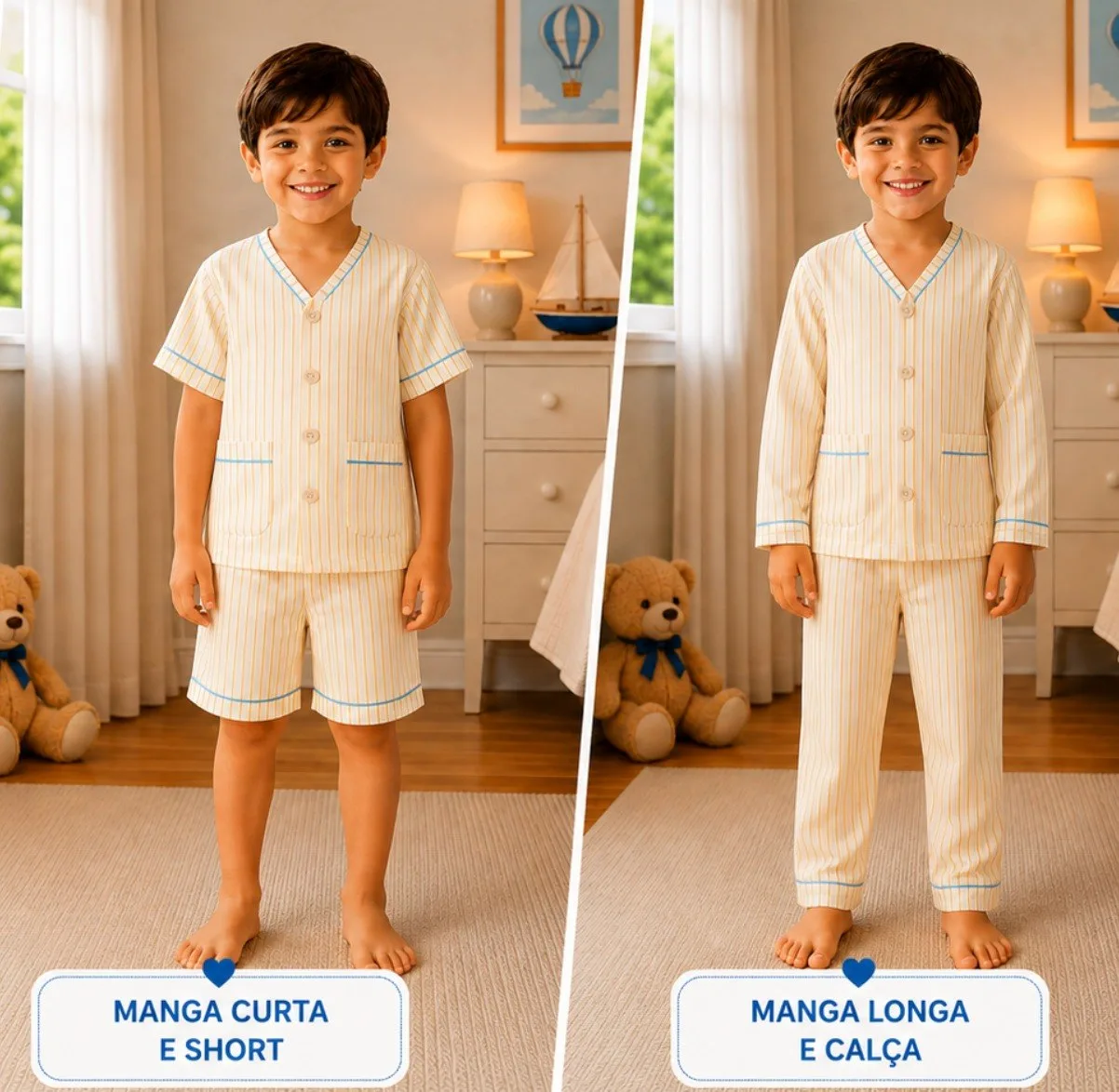 Pijama Enzo — modelo masculino