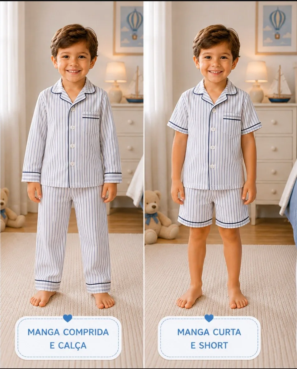 Pijama Theo — modelo masculino